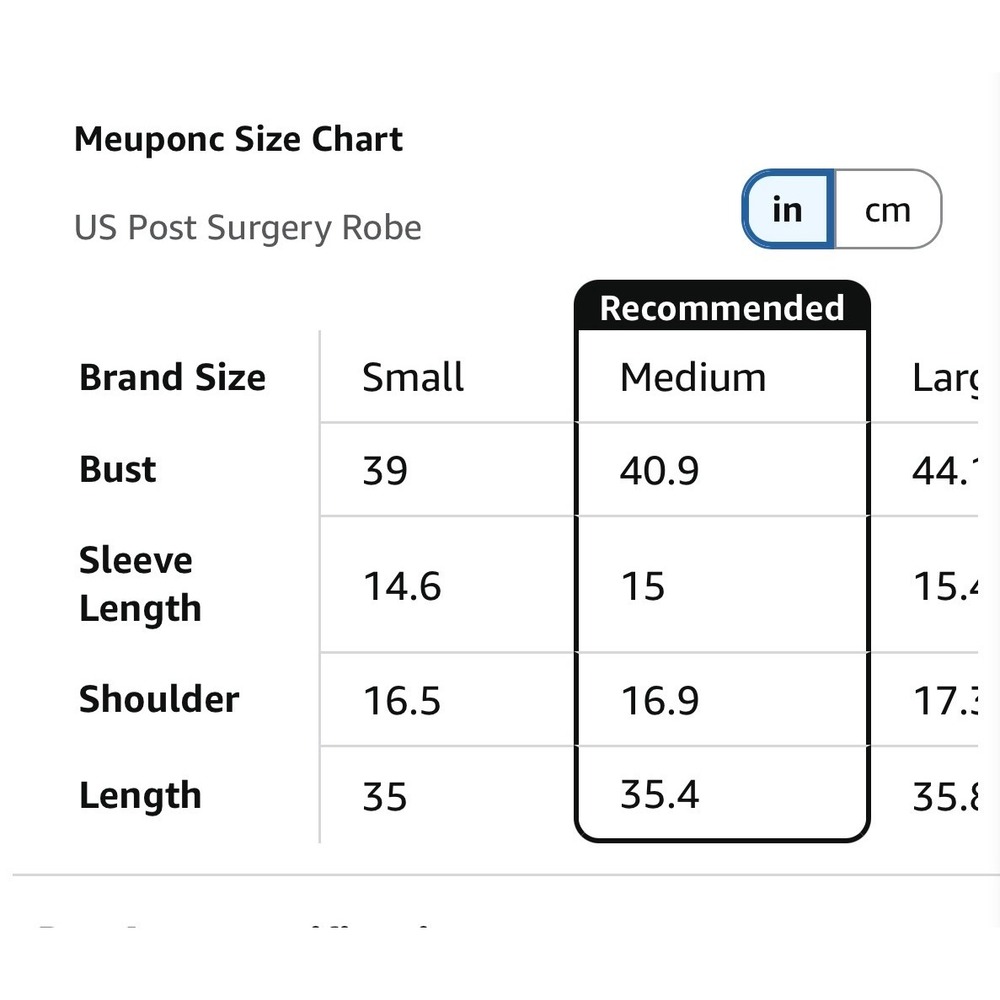 Meuponc Womens Gray Post Surgery Recovery Robe with Drain Pockets Medium - Picture 3 of 8